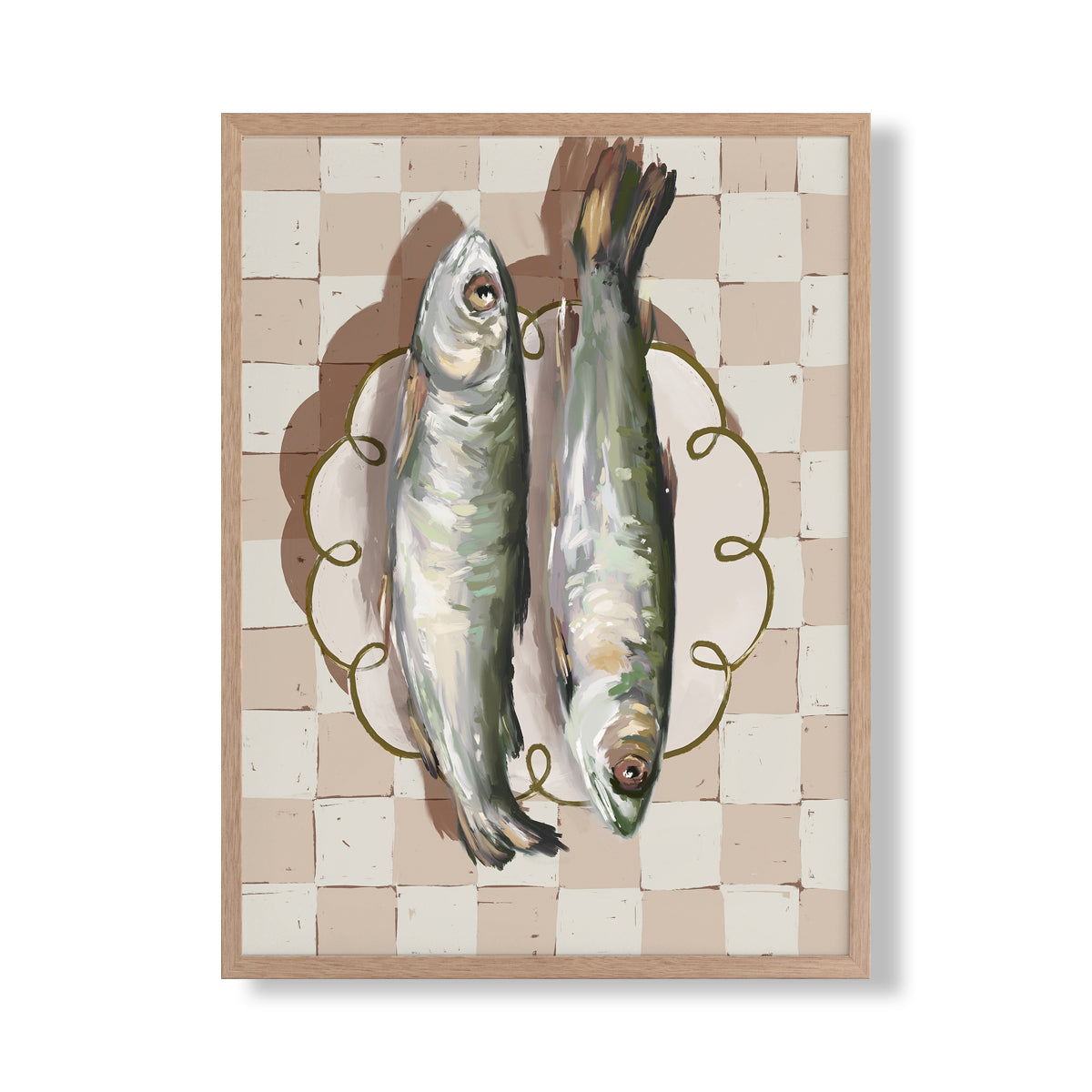 Catch of the Day Portrait Art Print