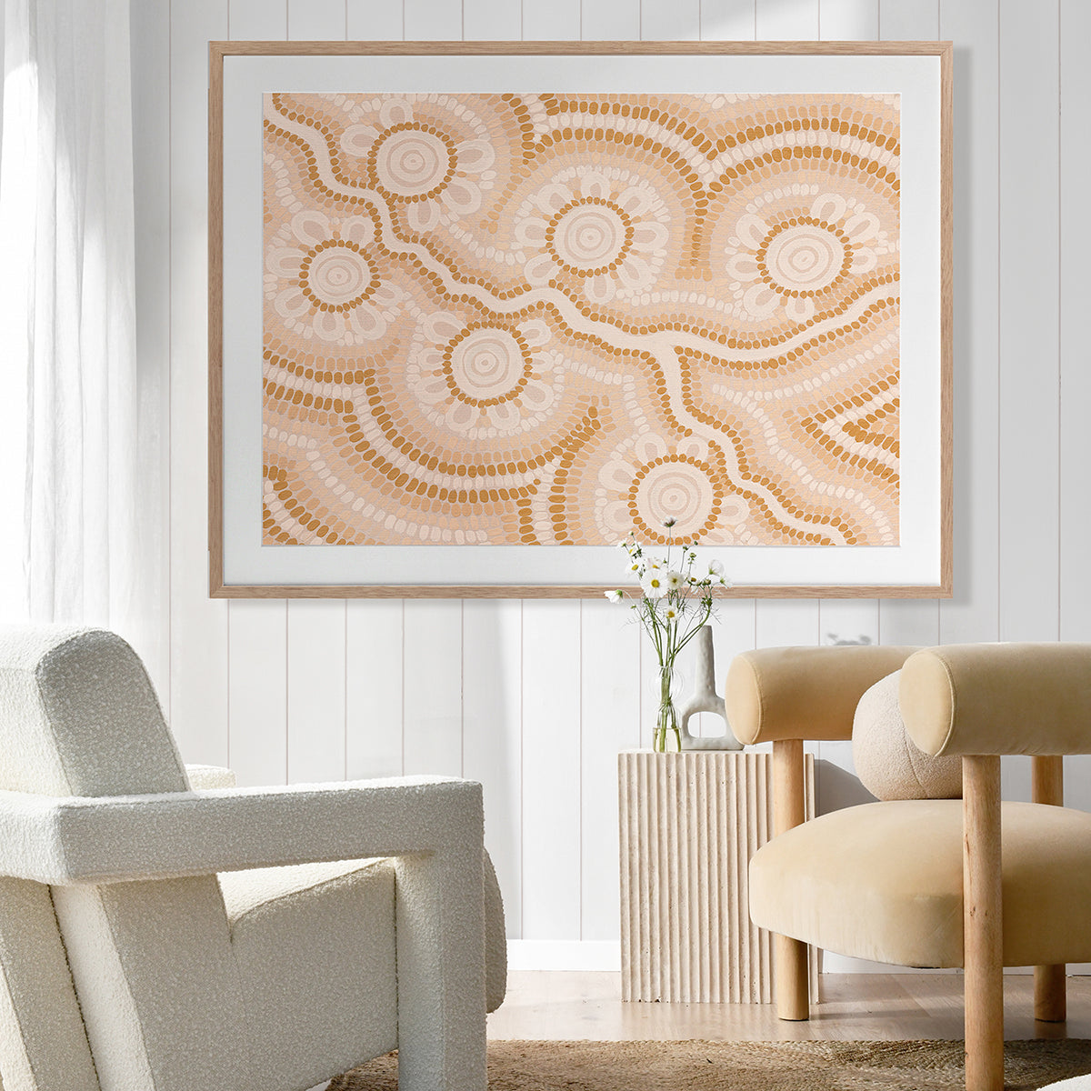 Connection to the River Landscape Art Print