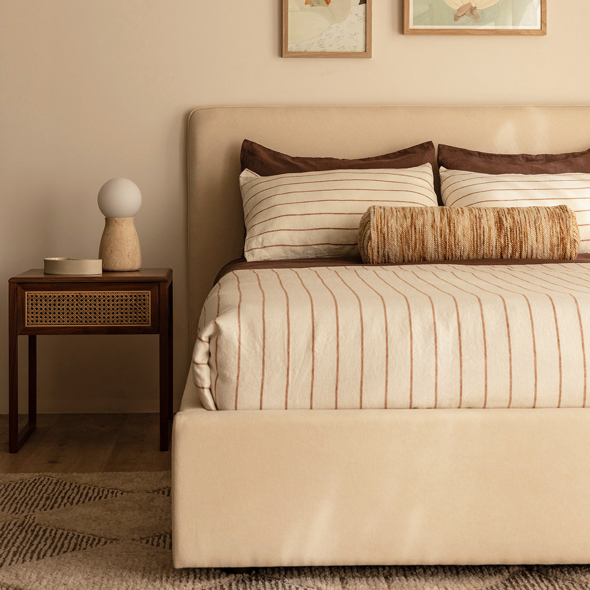Dane Fabric Queen Bed
