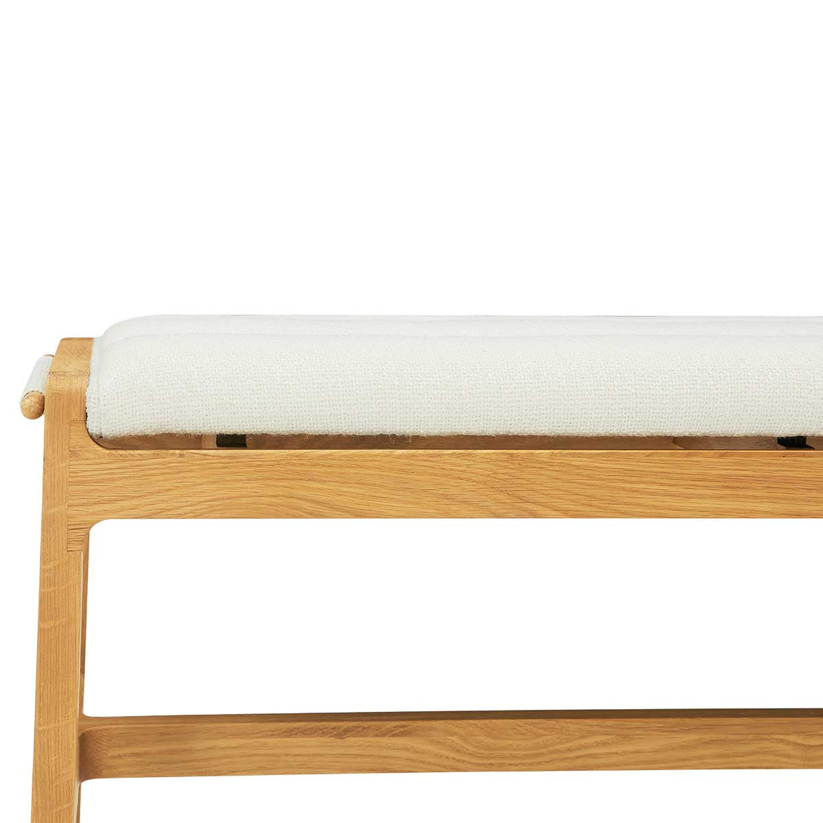 Aura Fabric Bench (Oak)