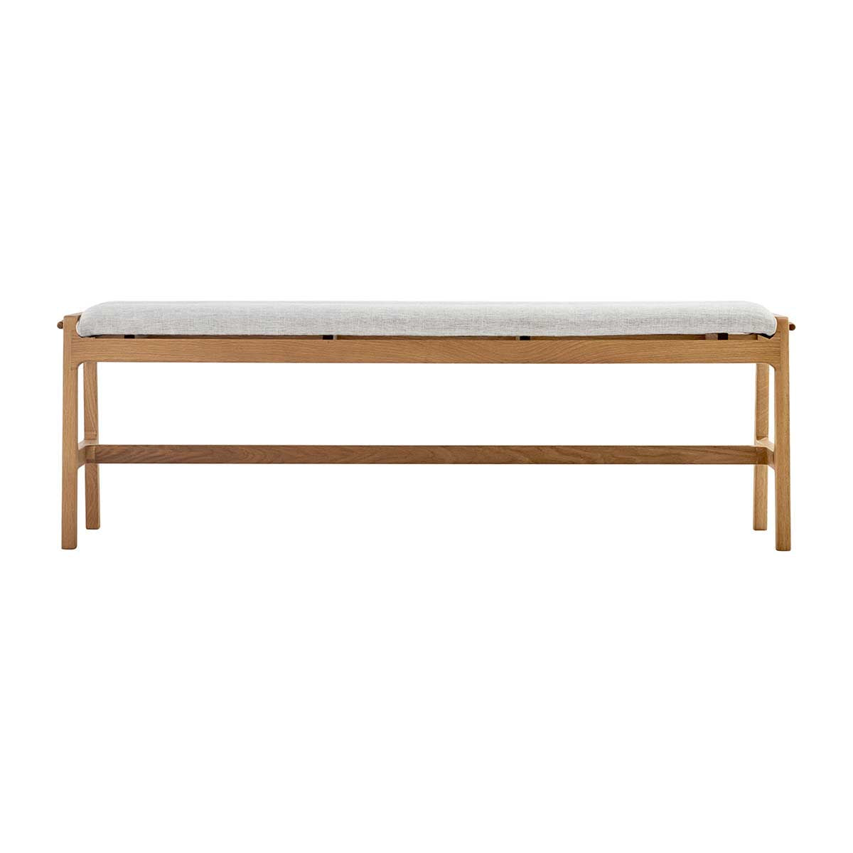 Aura Fabric Bench (Oak)