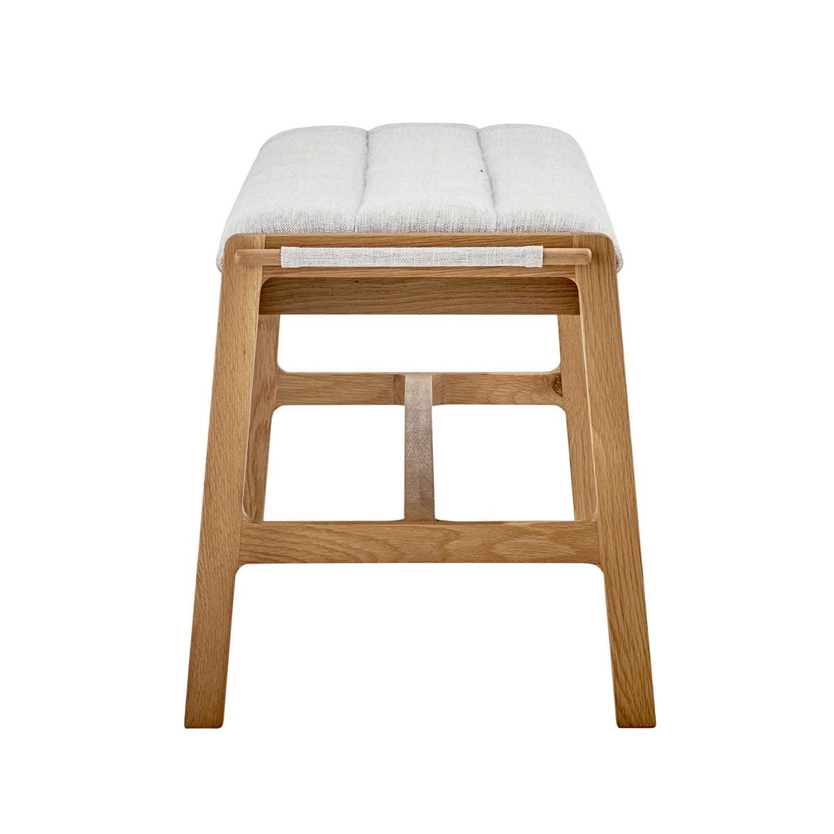 Aura Fabric Bench (Oak)