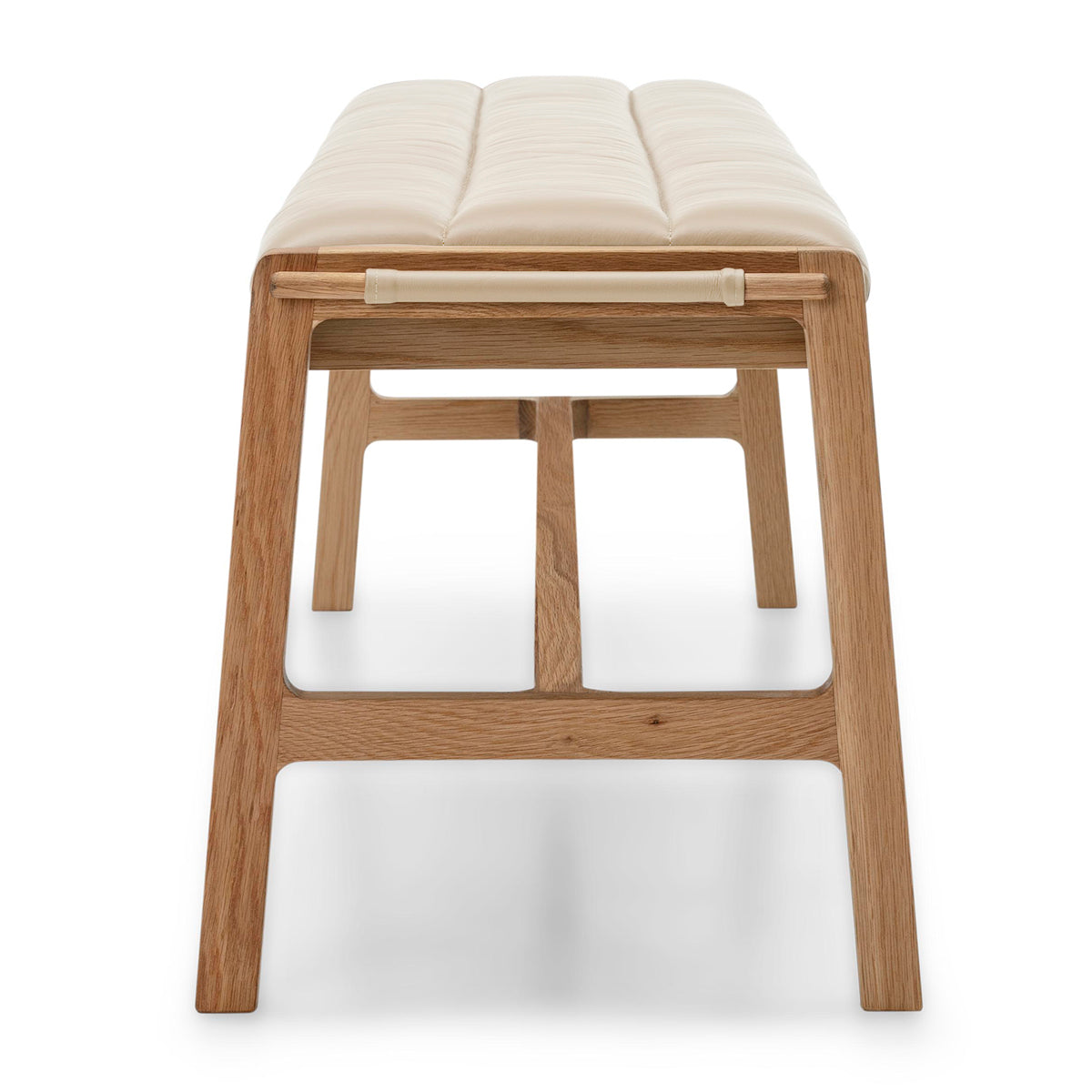 Aura Leather Bench