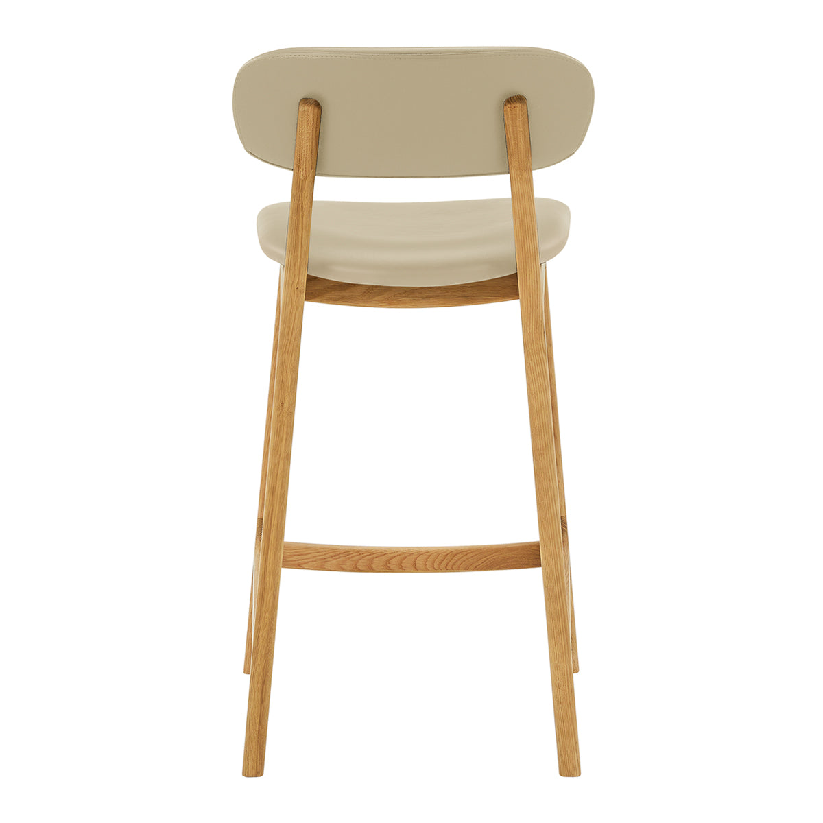 Alaska Leather Bar Stool