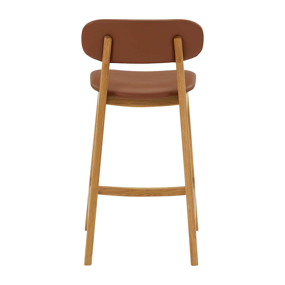 Alaska Leather Bar Stool