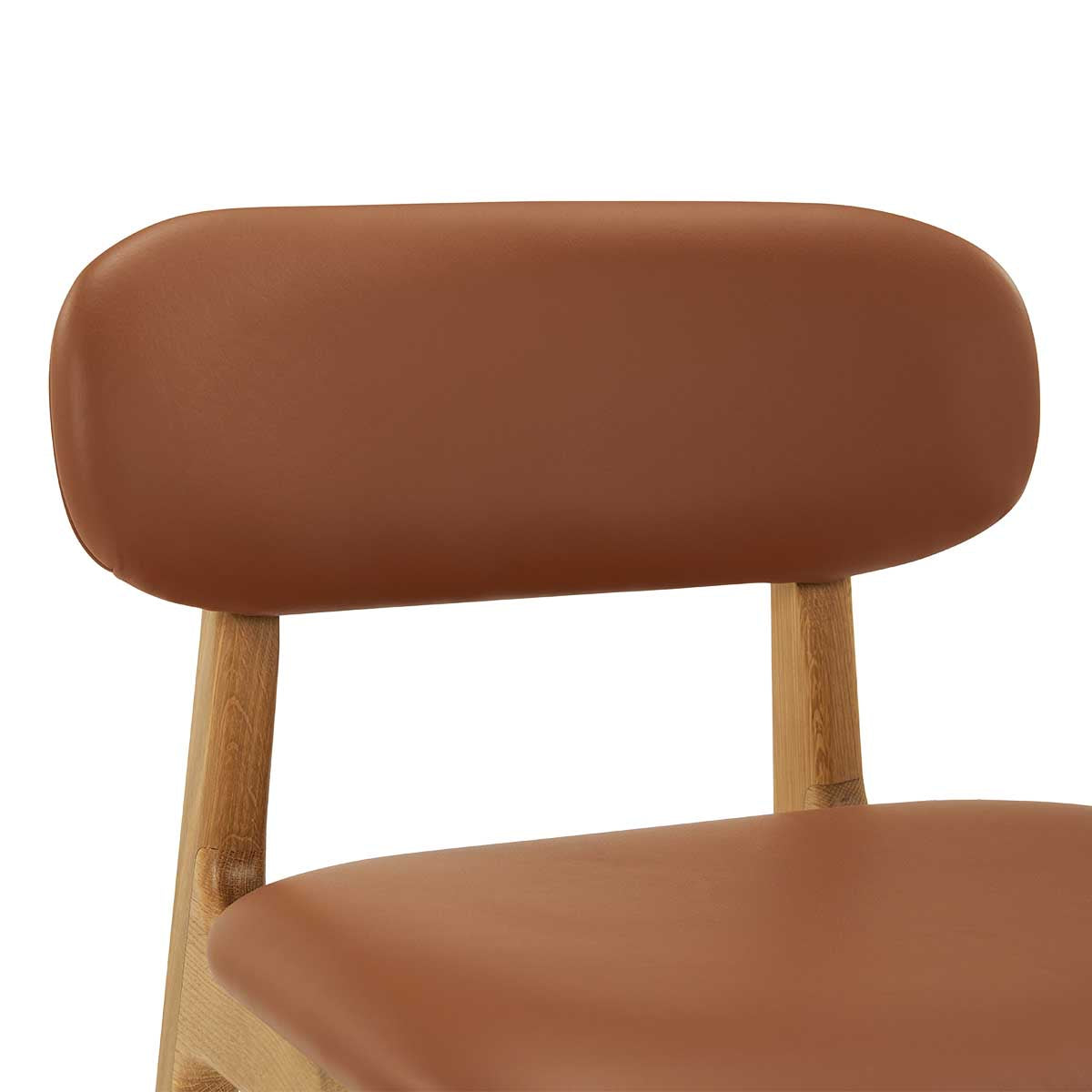 Alaska Leather Bar Stool