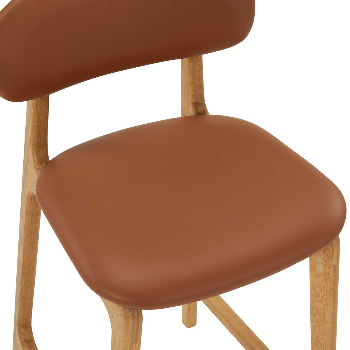 Alaska Leather Bar Stool