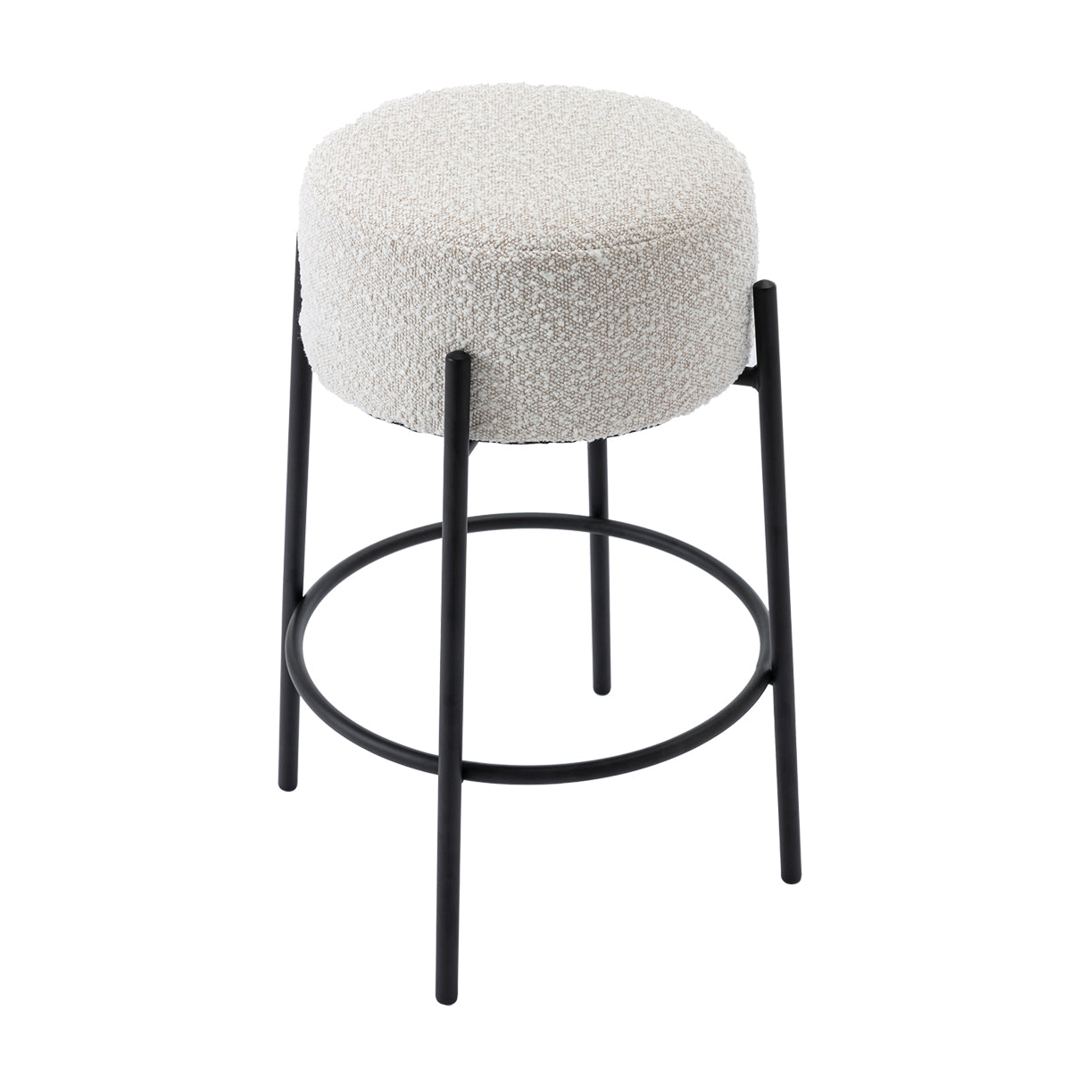Amara Boucle Bar Stool