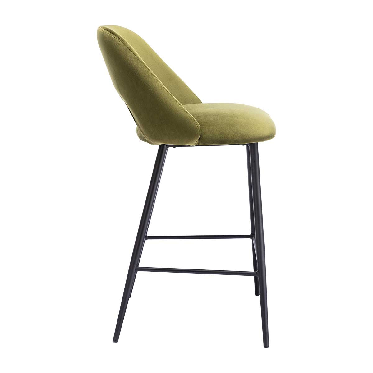 Belmont Velvet Bar Stool