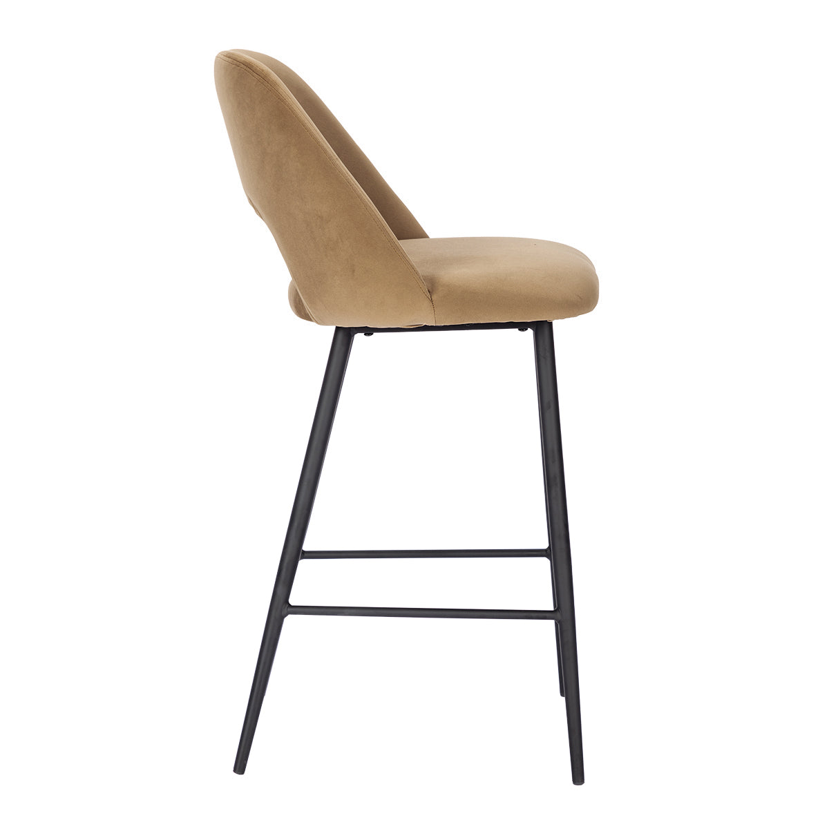 Belmont Velvet Bar Stool