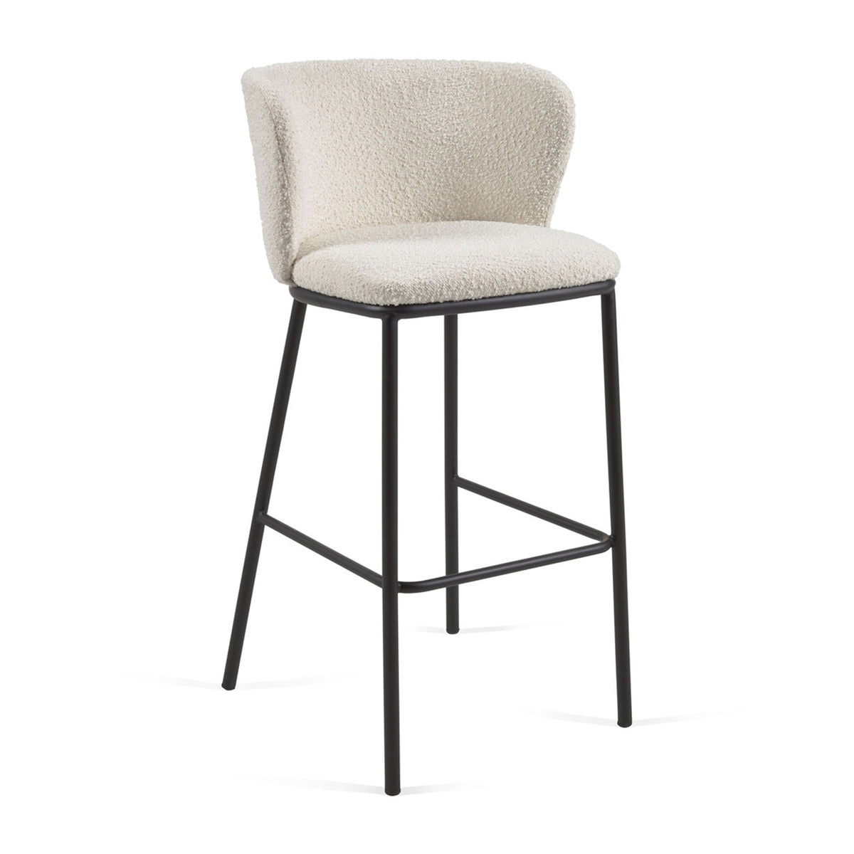 Ciselia Boucle Bar Stool (65cm)