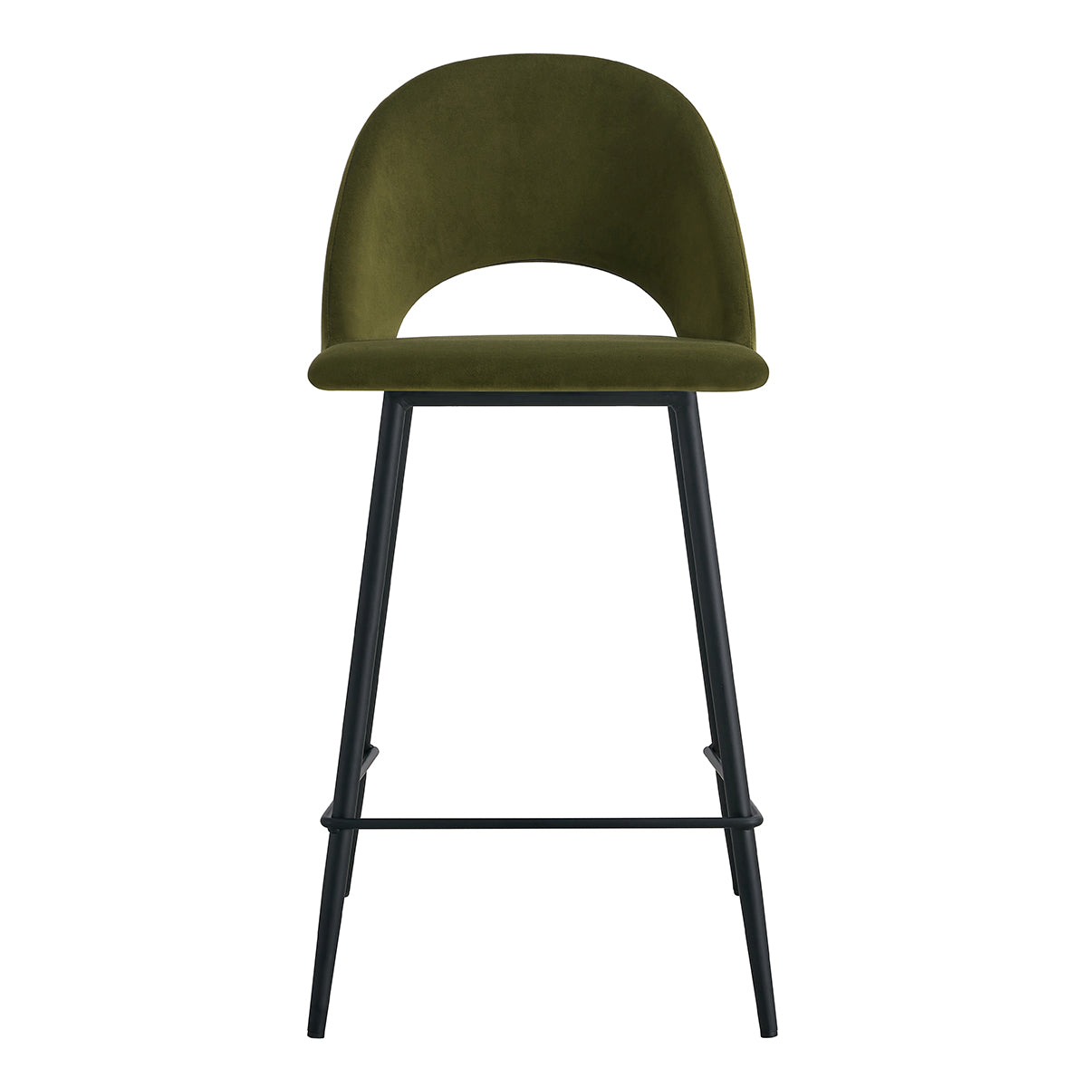 Asta Velvet Bar Stool (Set of 2)