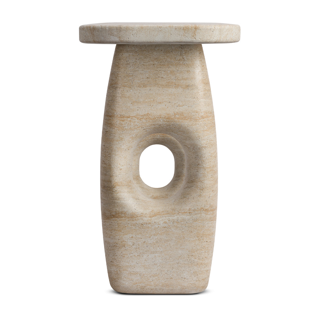 Azzurra Console (Travertine Finish)