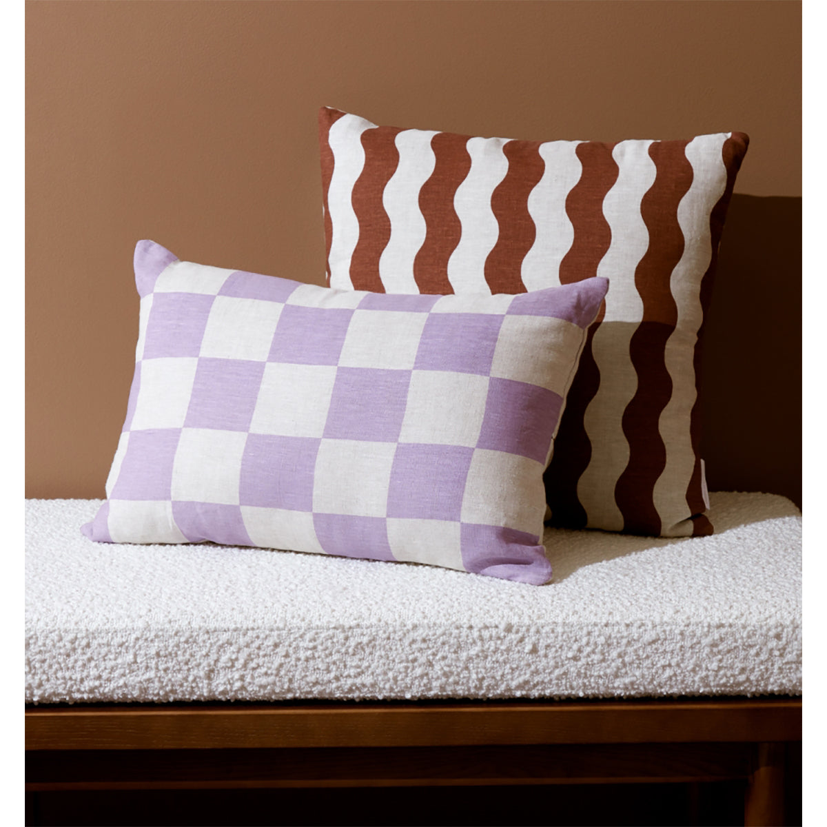 Big Check Rectangle Cushion
