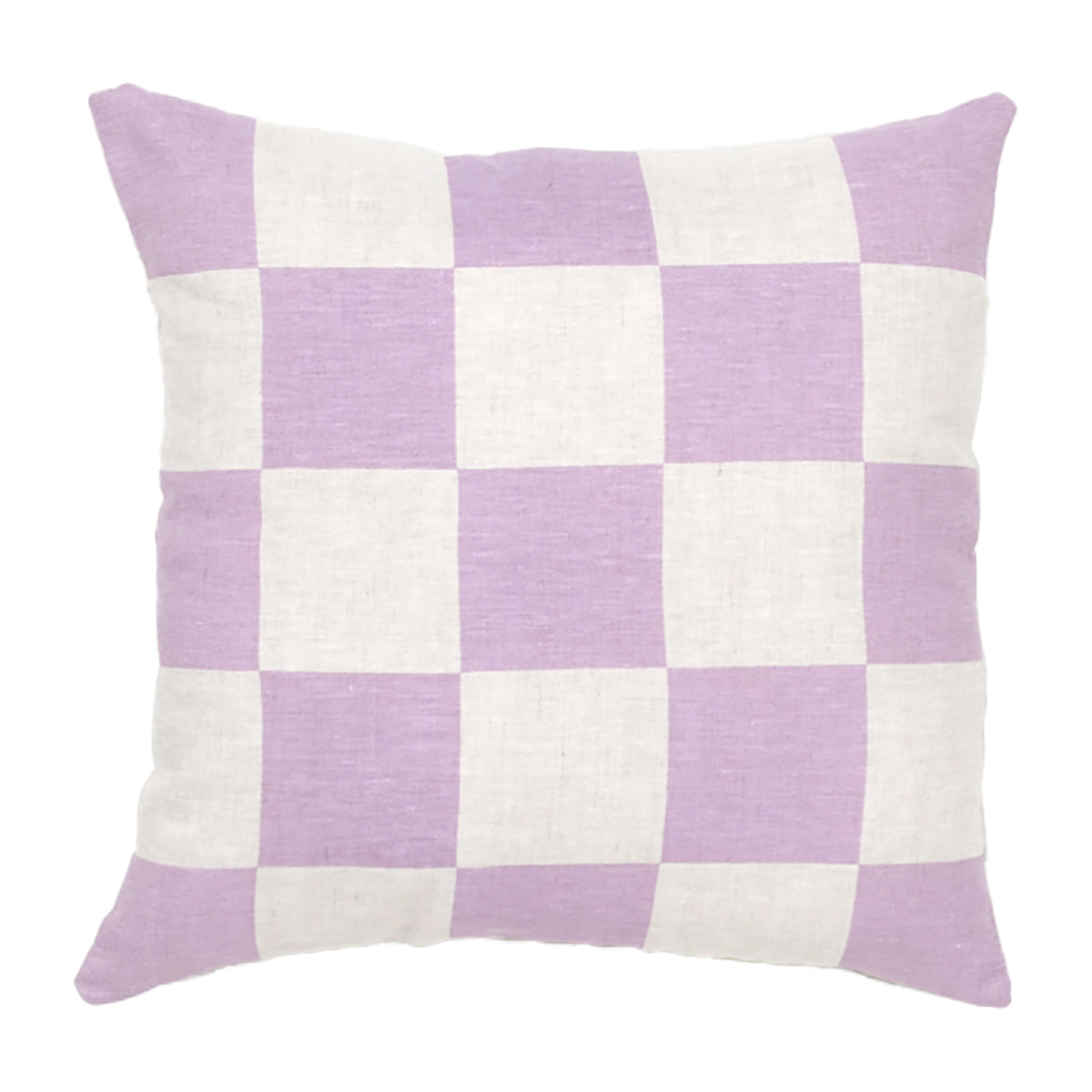 Big Check Square Cushion