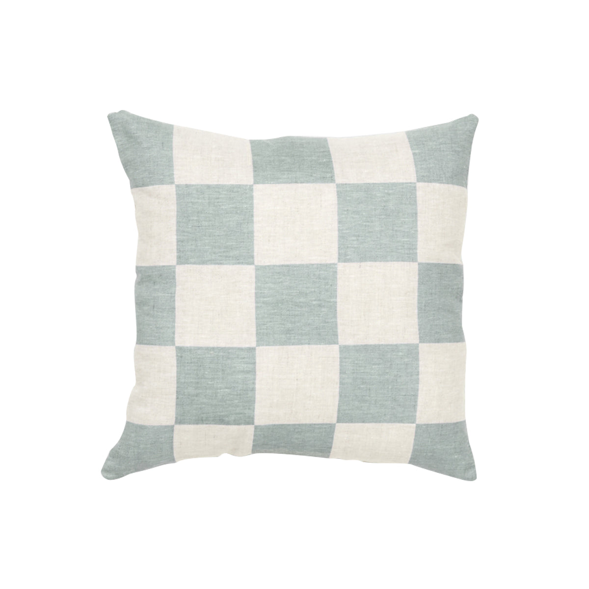 Big Check Square Cushion