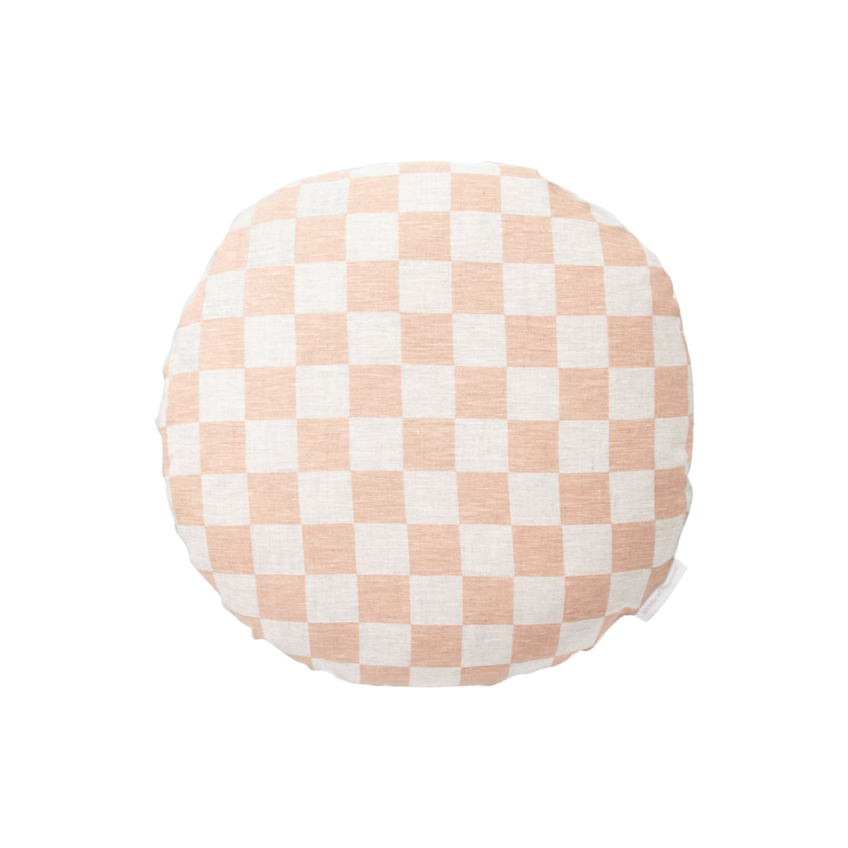 Check Round Cushion