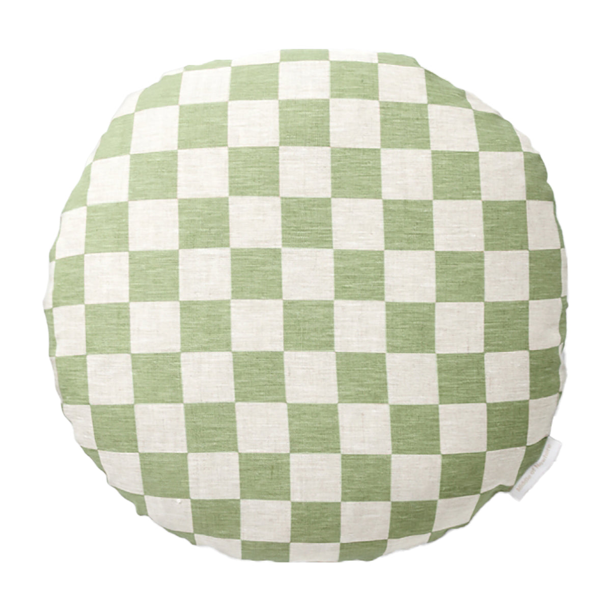 Check Round Cushion