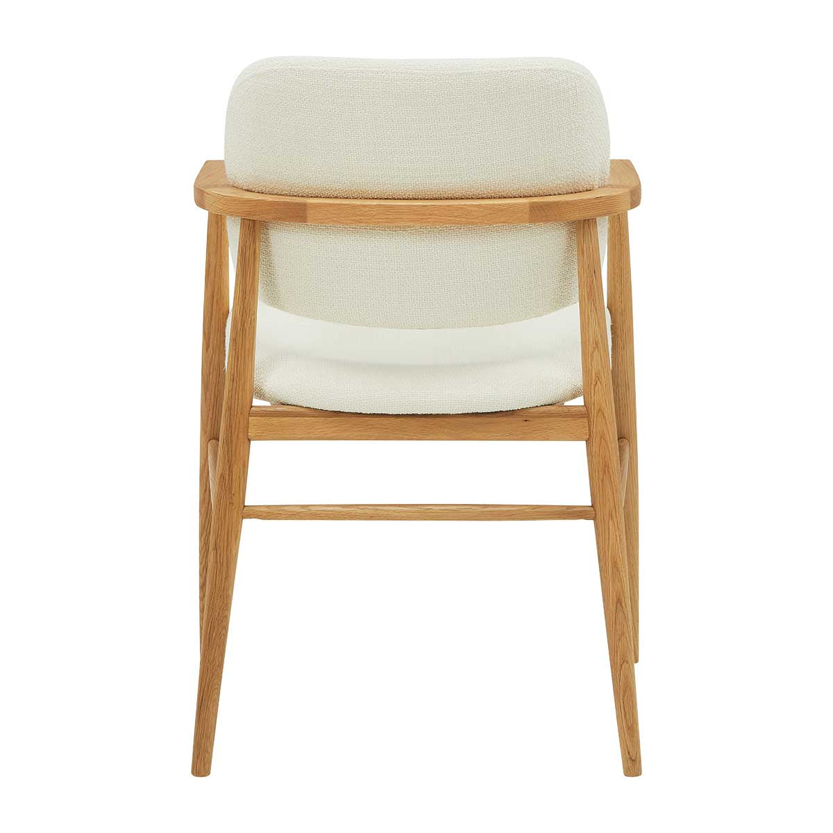 Aura Fabric Dining Chair (Oak)