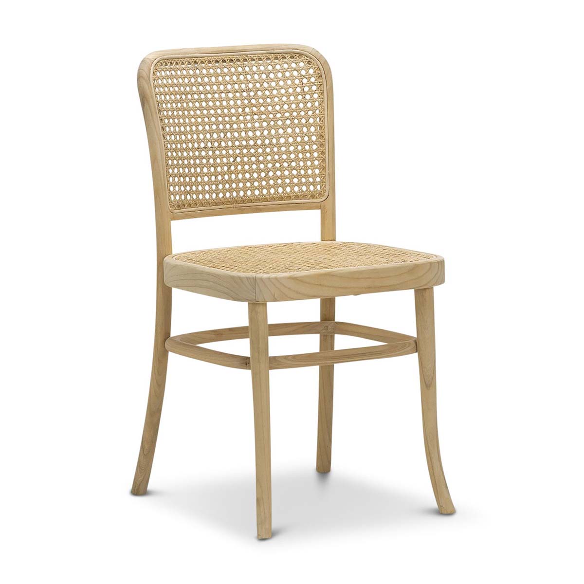 Bentwood Rattan Dining Chair (Set of 2)
