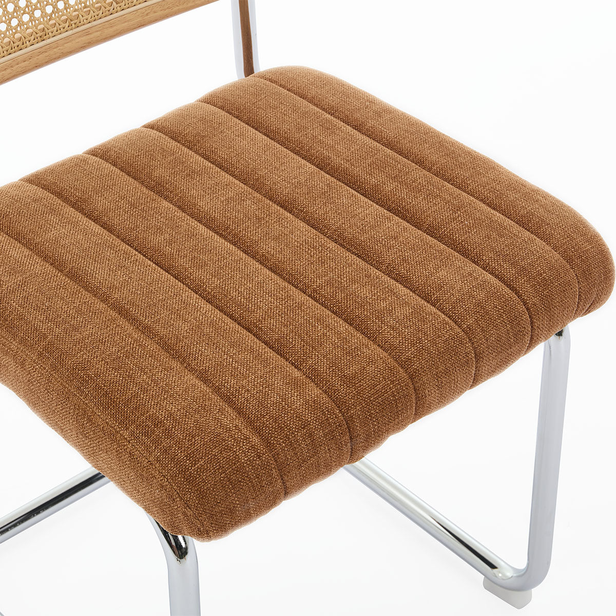 Blake Rattan Fabric Dining Chair