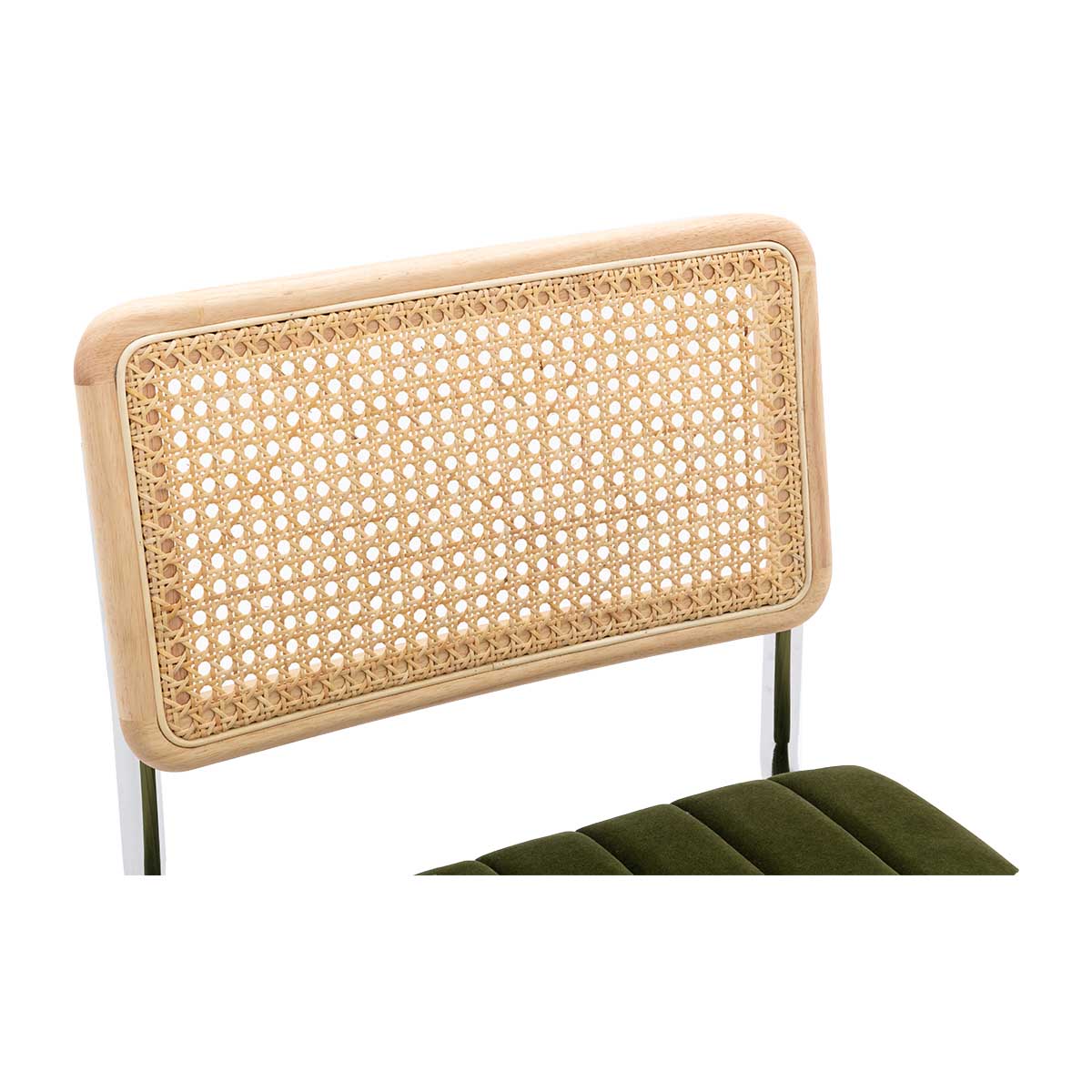 Blake Rattan Fabric Dining Chair