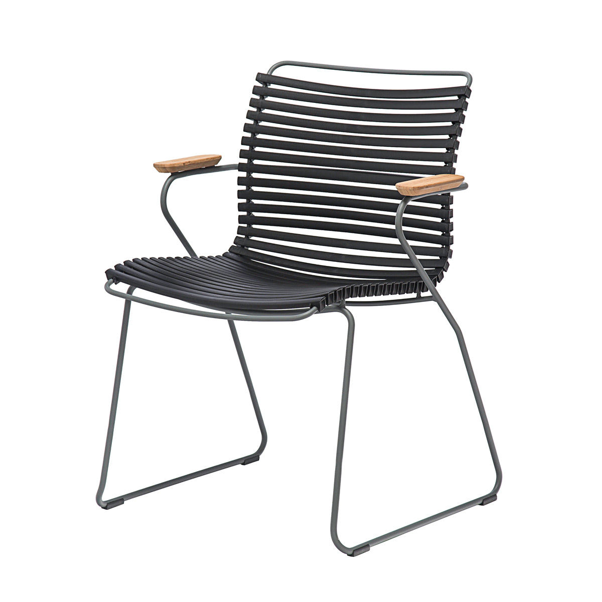 Click Outdoor Dining Chair with Armrest