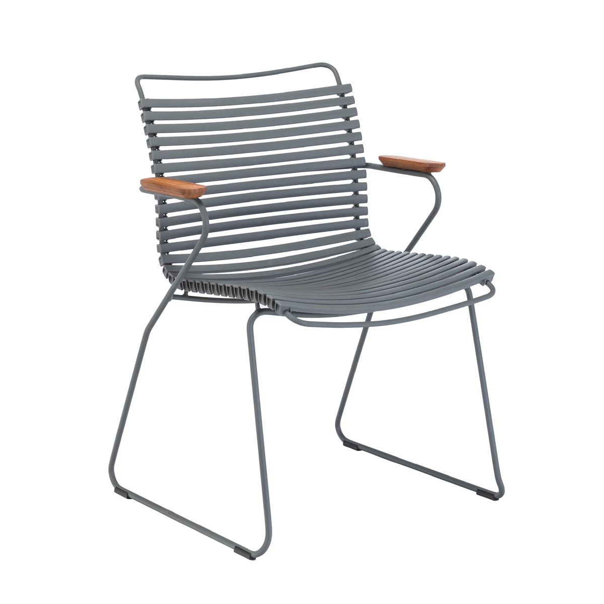Click Outdoor Dining Chair with Armrest