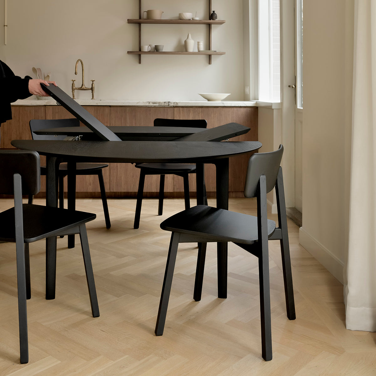 Bok Extendable Round Dining Table