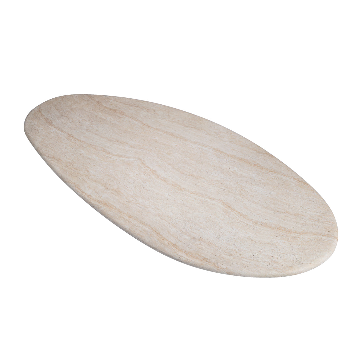 Azzurra Dining Table (Travertine Finish, 240cm)