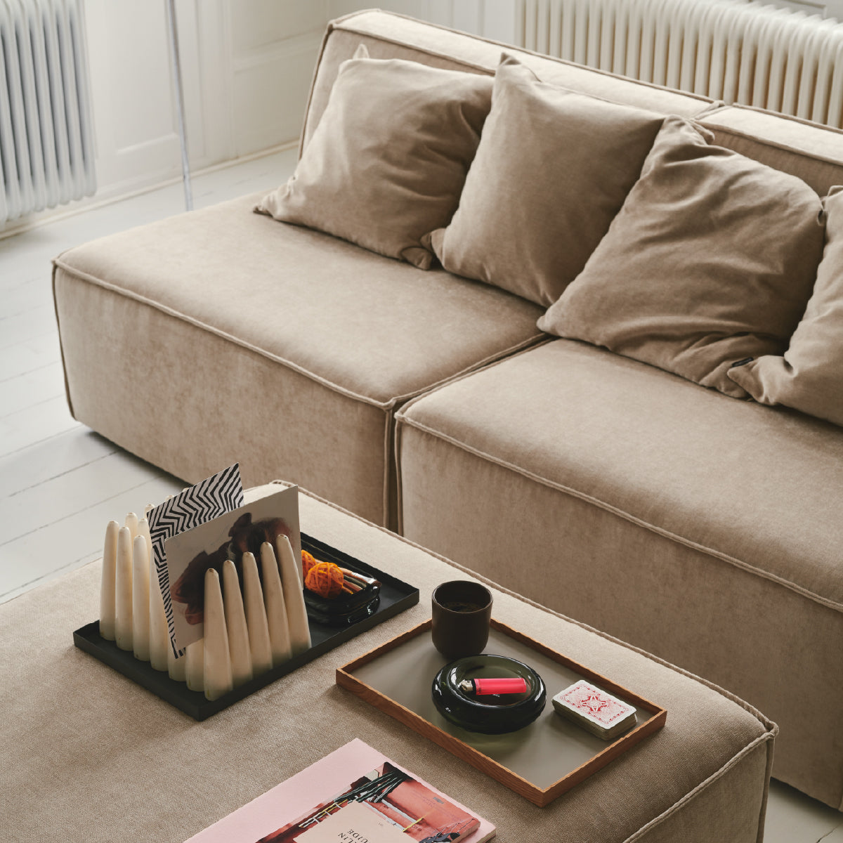Dane 3 Seater Modular Right Chaise Sofa