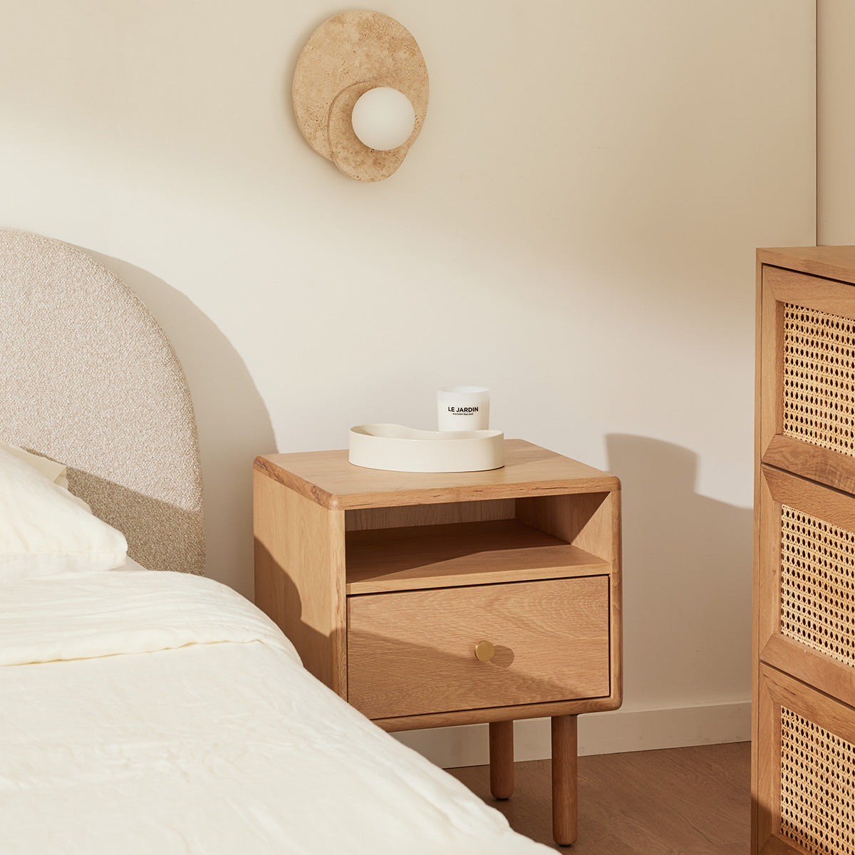 Brass Bedside Table