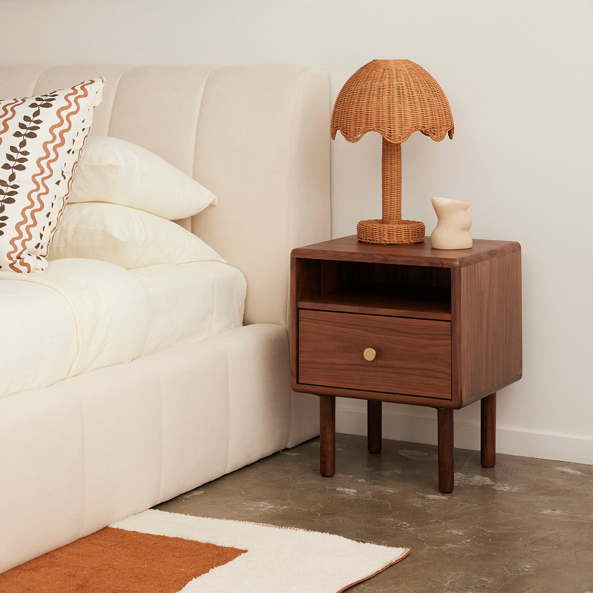 Brass Bedside Table
