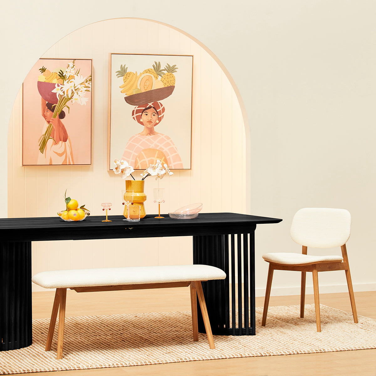 Casablanca Timber Extendable Dining Table
