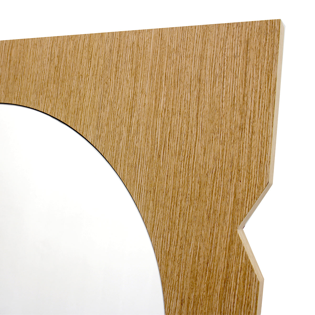 Azzurra Oak Floor Mirror