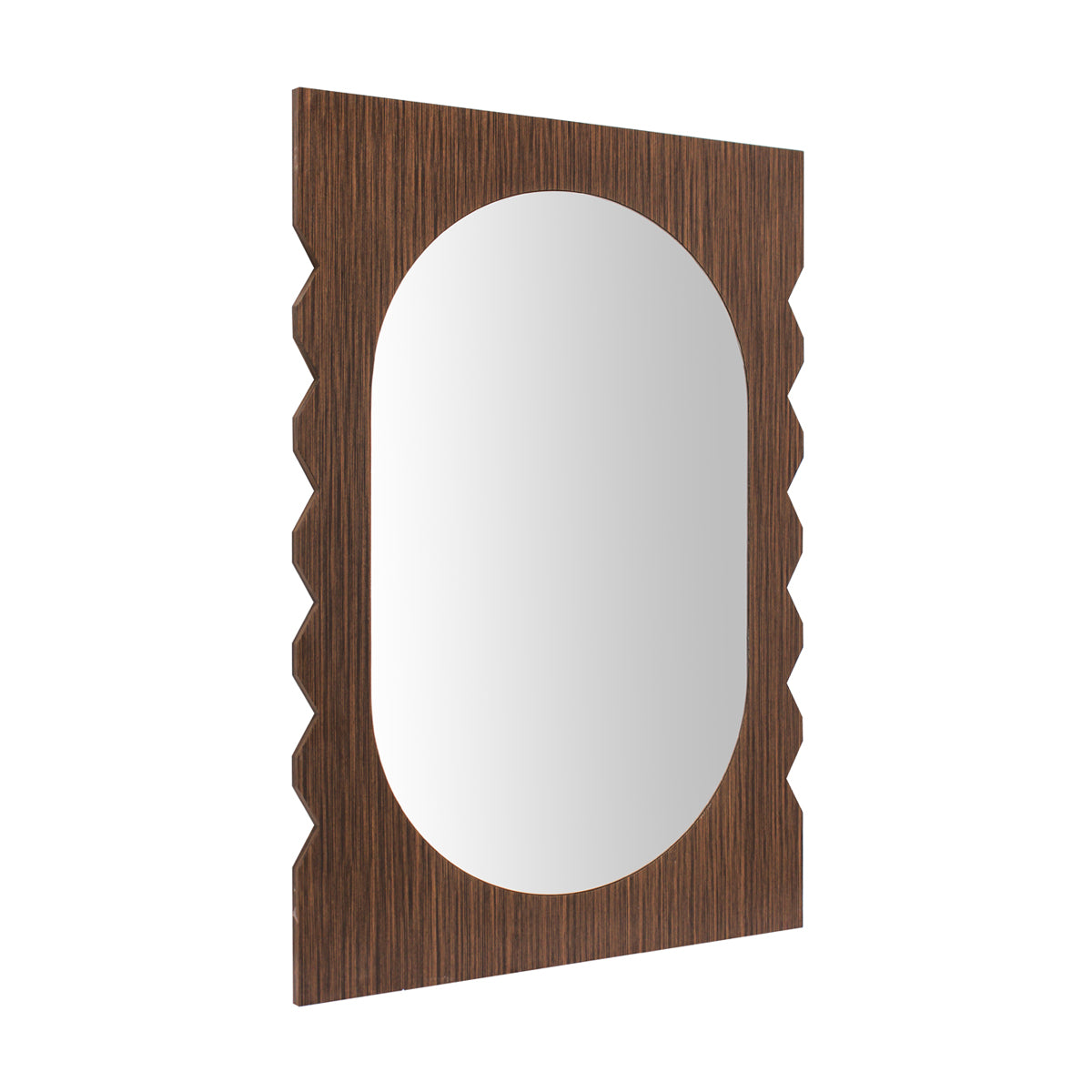 Azzurra Walnut Wall Mirror