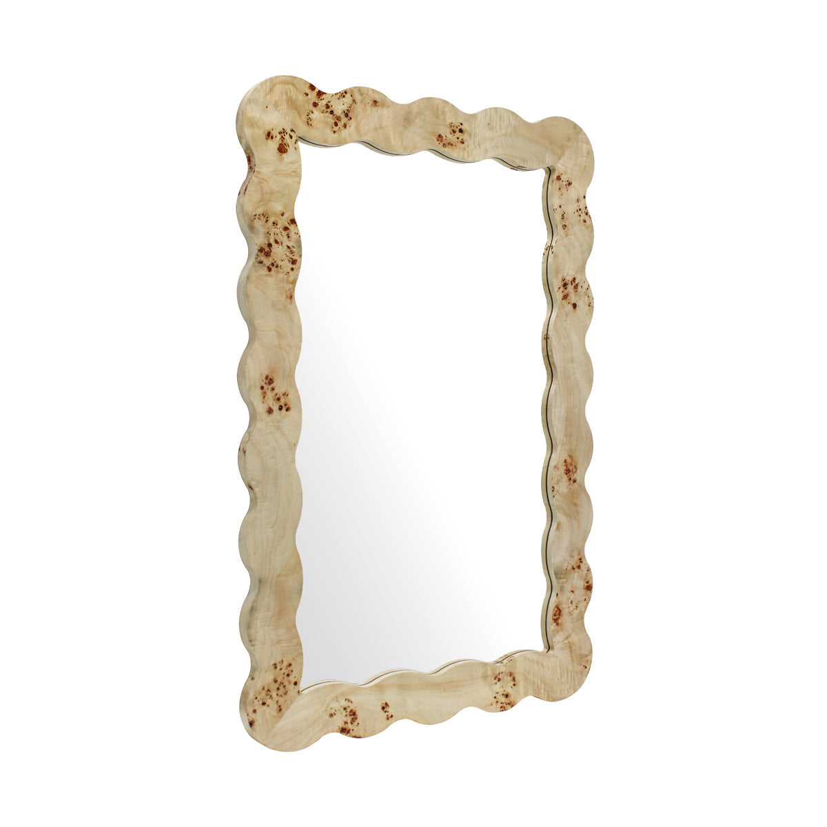 Carmella Burlwood Wall Mirror (80 x 120cm)