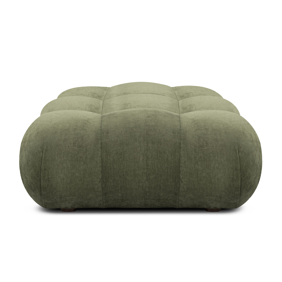 Bowie Textured Velvet Ottoman