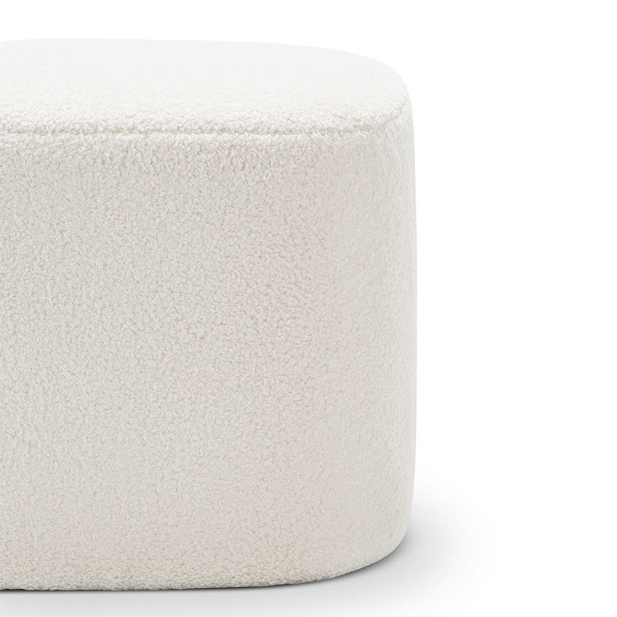 Ayla Boucle Rectangle Ottoman