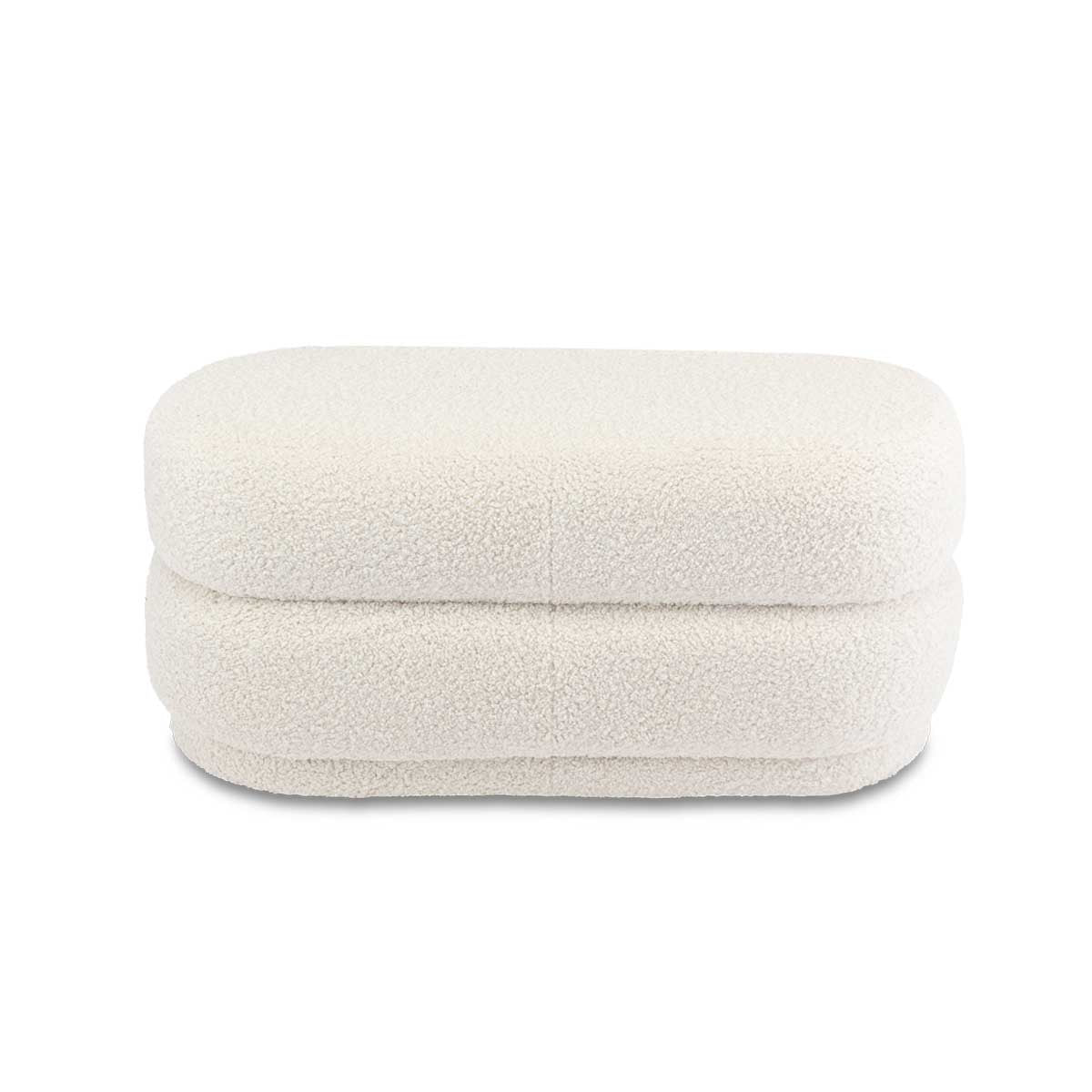 Astrid Fur Ottoman
