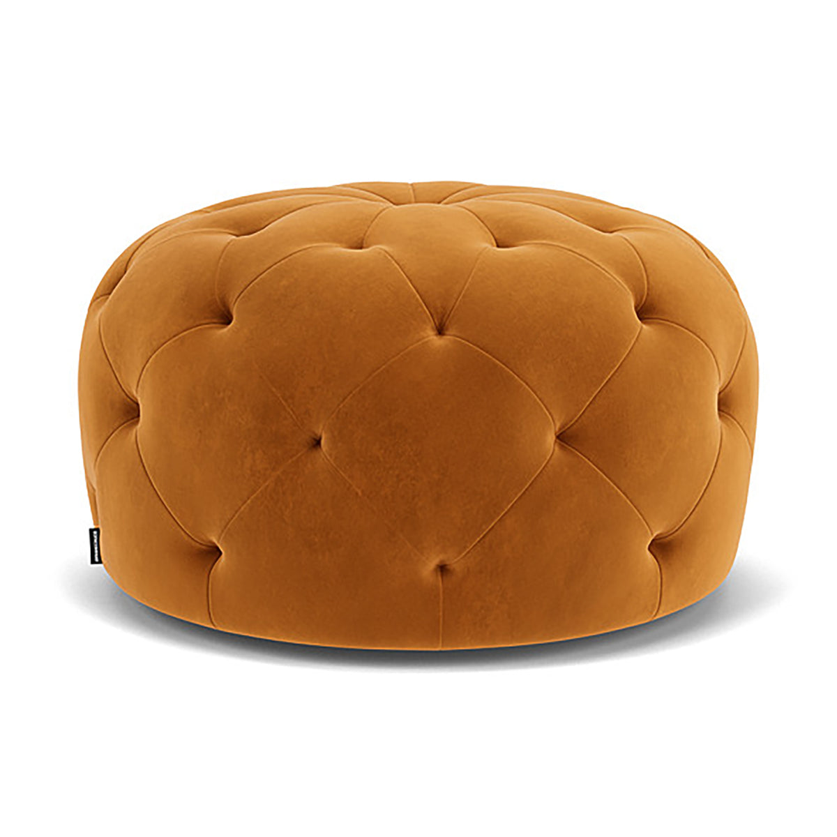 Abby Velvet Ottoman