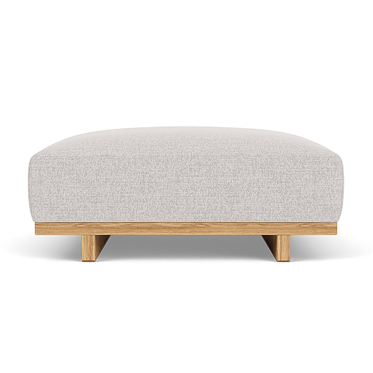 Aya Fabric Ottoman (Oak)