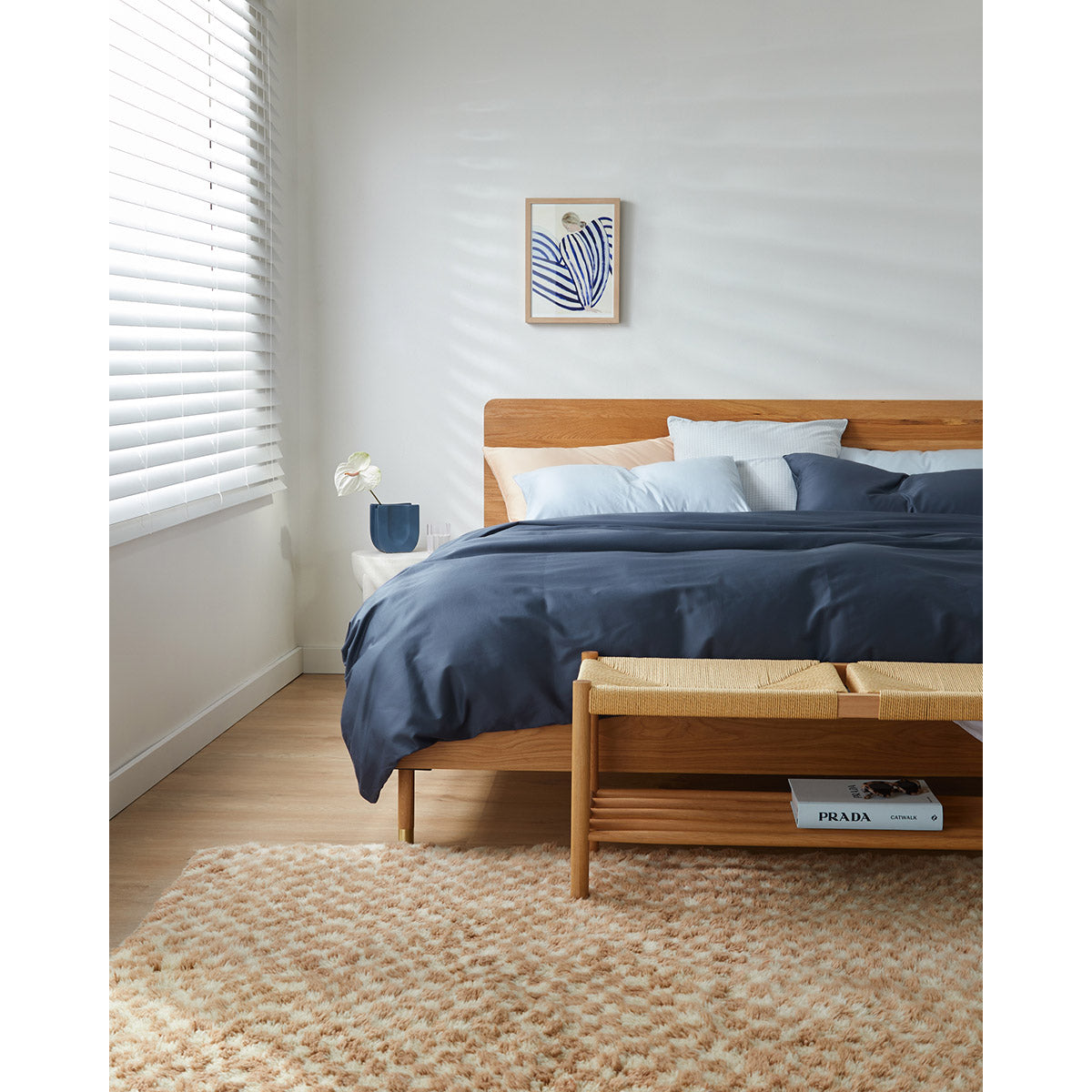 Blue Stripe at Concord Print