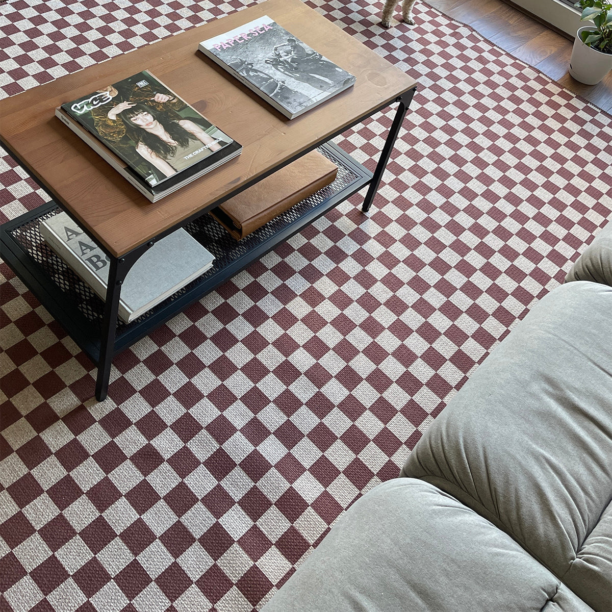 Checks New Jute Rug