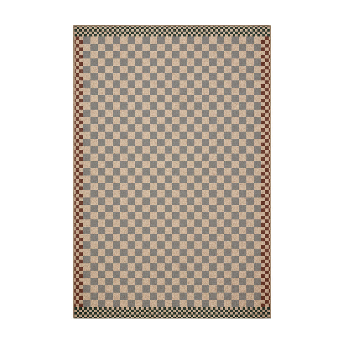 Checkered New Jute Rug