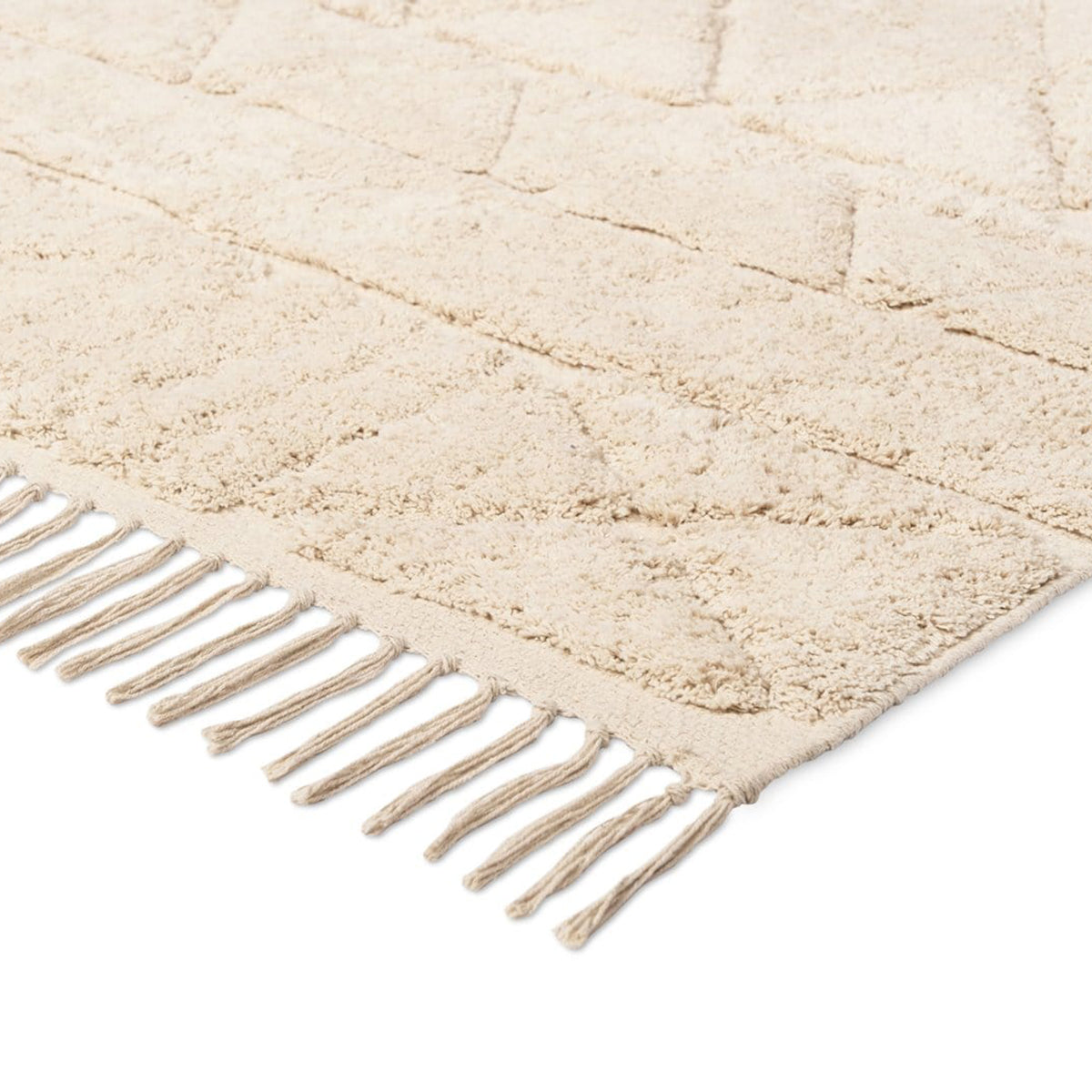 Coco Tribal Textured Washable Shag Rug