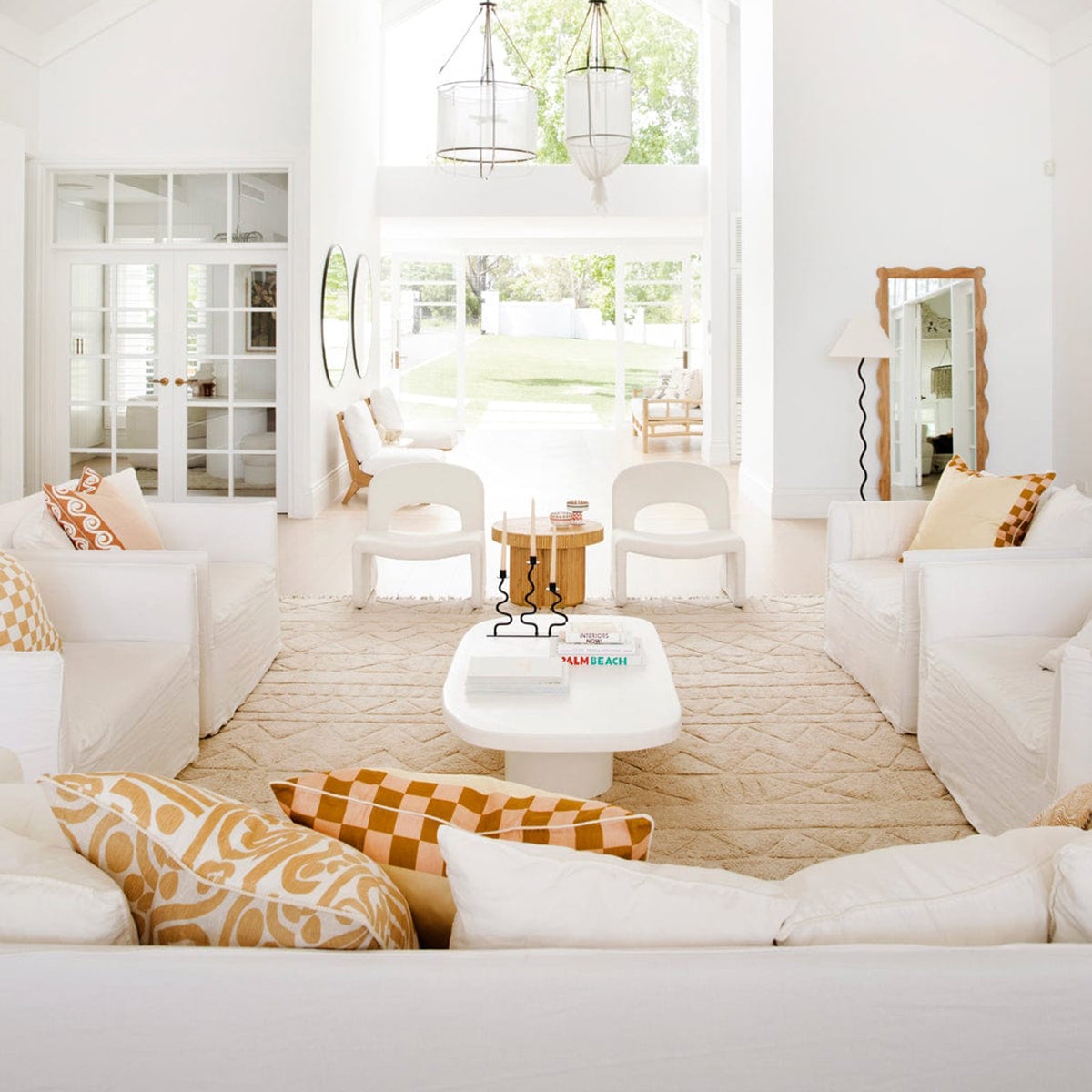 Coco Tribal Textured Washable Shag Rug