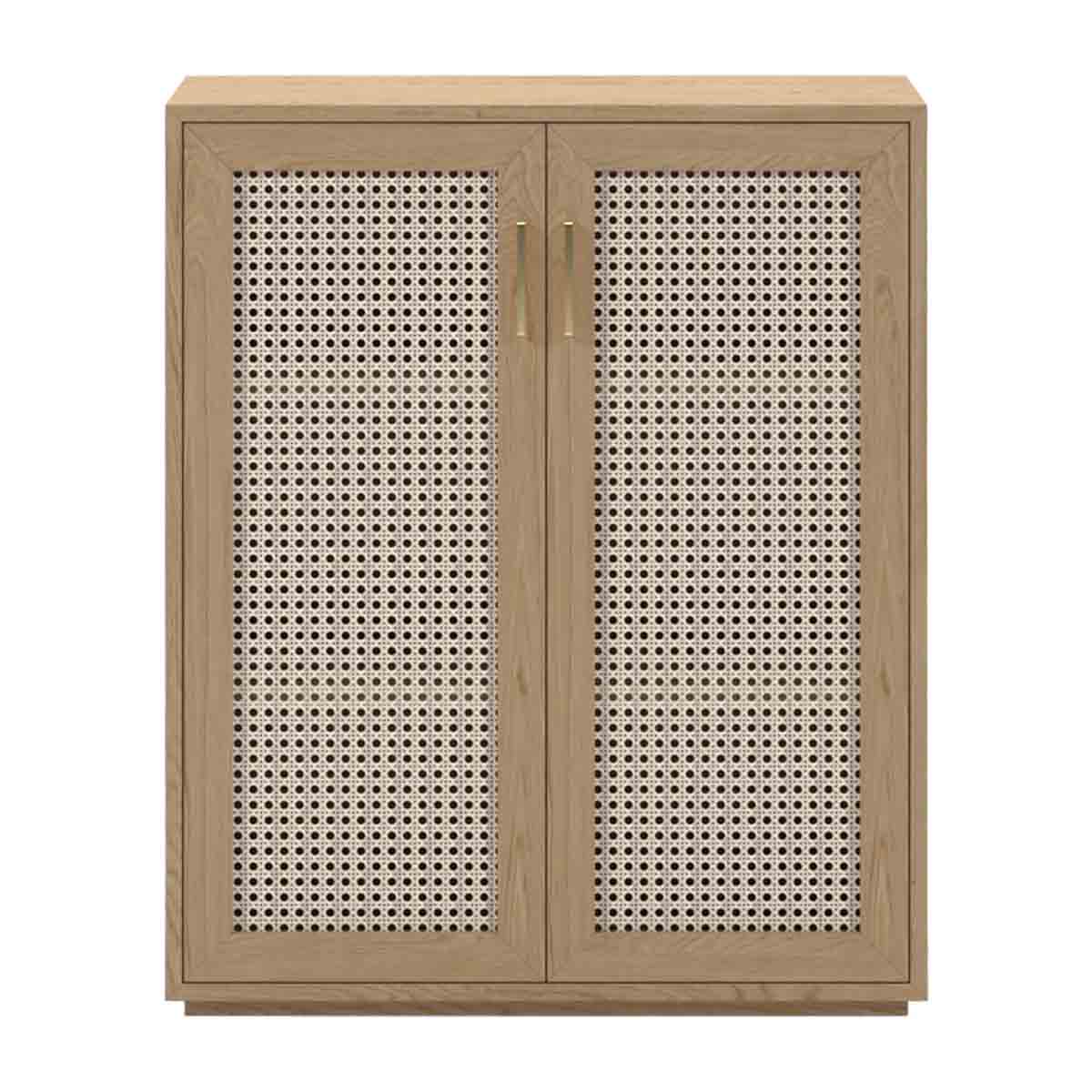 Cuba Rattan High Cabinet