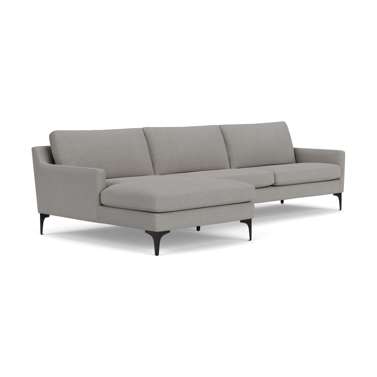 Astha Boucle Right Chaise Sofa