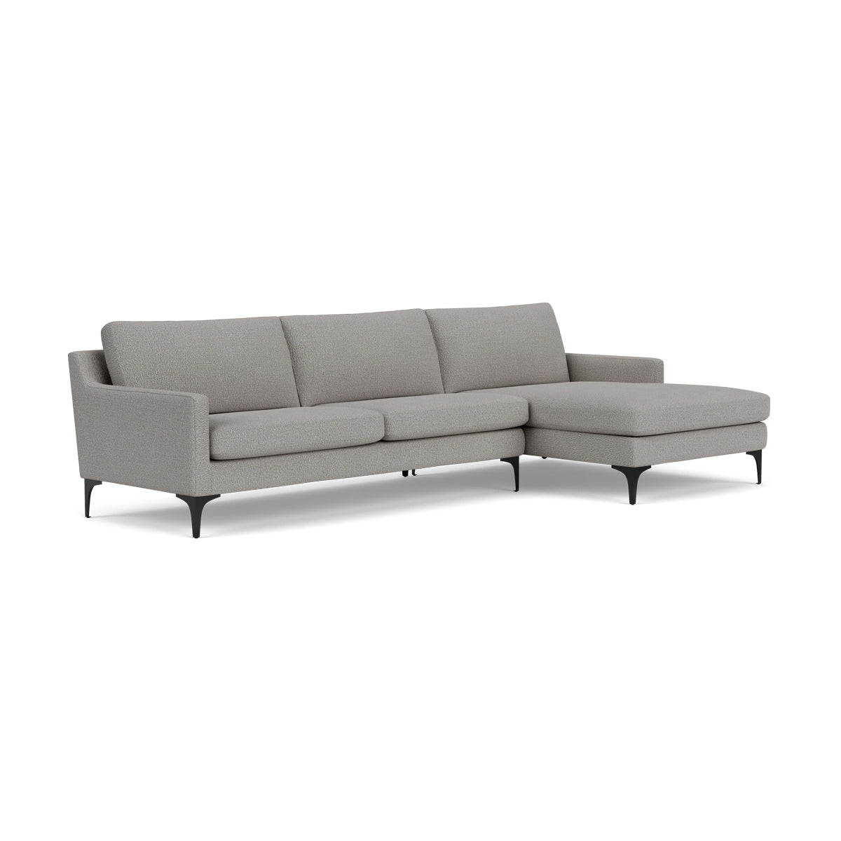 Astha Boucle Right Chaise Sofa